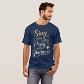 合唱音楽 宗教的な歌 信仰に基づく音楽 ジ Tシャツ (正面フル)