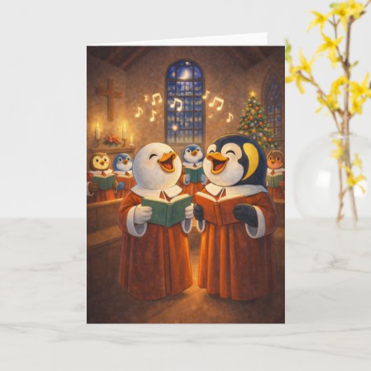 合唱 カード (黄色い花)