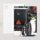 合図ストップで楽しい馬 ポストカード (正面/裏面)