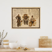 合州国水石貞徳古城垣1854 ポスター (キッチン)