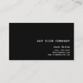 合弁会社のリード 名刺 (裏面)