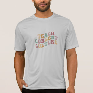 合意の文化を教える Tシャツ