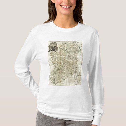 合成のアイルランド Tシャツ (正面)