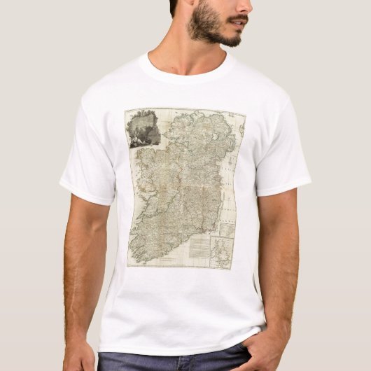合成のアイルランド Tシャツ (正面)