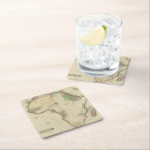 合成のアフリカ スクエアペーパーコースター (インサイチュ)