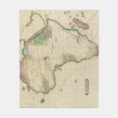 合成のアフリカ フリースブランケット (正面)