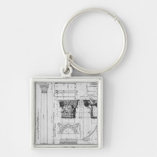 合成のコラムのセクションそして高度 キーホルダー (正面)