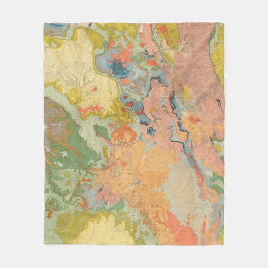 合成のコロラド州 フリースブランケット (正面)