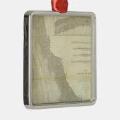 合成のデラウェア湾、川 メタルオーナメント (右)