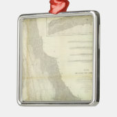 合成のデラウェア湾、川 メタルオーナメント (左)