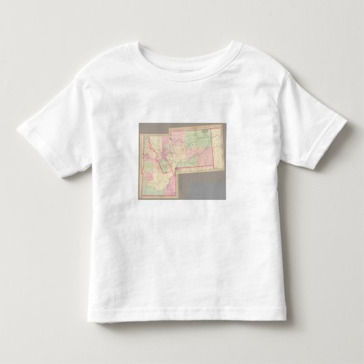 合成のモンタナ、アイダホ トドラーTシャツ (正面)