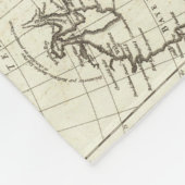 合成の北アメリカ2 フリースブランケット (角)