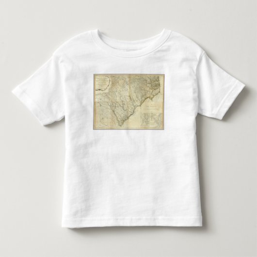 合成の北及びサウスカロライナ トドラーTシャツ (正面)