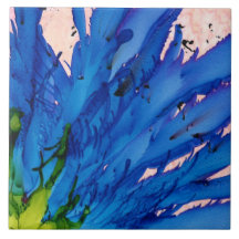 合成呉須の芸術のタイル