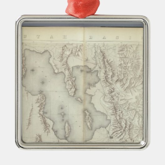 合成地形図IV メタルオーナメント (正面)