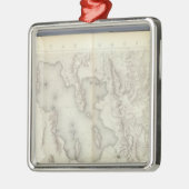 合成地形図IV メタルオーナメント (左)