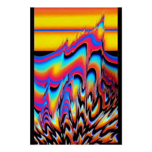 合成型枠のパンニングフラッシュ – Ken Gage ポスター (正面)