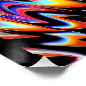 合成型枠のパンニングフラッシュ – Ken Gage ポスター (コーナー)