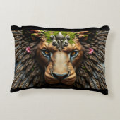 合成威厳のある アクセントクッション (裏面)