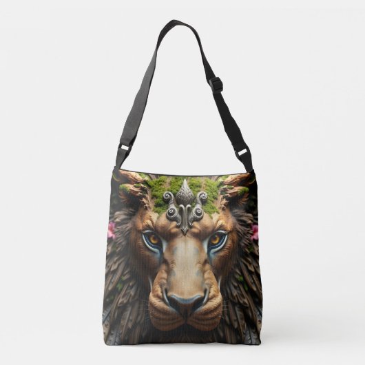 合成威厳のある クロスボディバッグ (裏面)