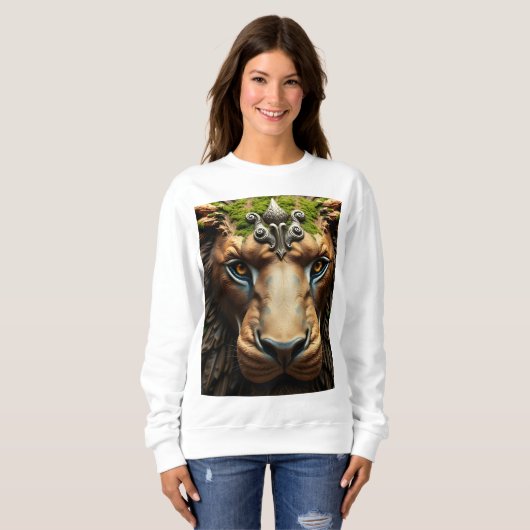 合成威厳のある スウェットシャツ (正面フル)