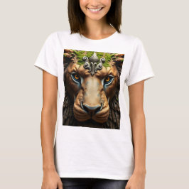 合成威厳のある Tシャツ