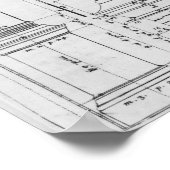 合成柱の断面図と立面図 ポスター (角)