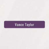 合成波サンセットカラー防水名ラベル ラベル (デザイン1)