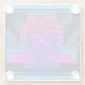 合成波ファラオ ガラスコースター (裏面)