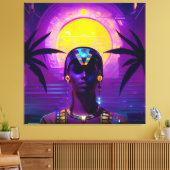 合成波ファラオ キャンバスプリント (インサイチュ (リビング))