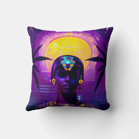 合成波ファラオ クッション (裏面)