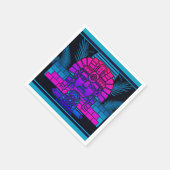 合成波ファラオ スタンダードカクテルナプキン (角)