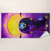 合成波ファラオ ビーチタオル (正面)