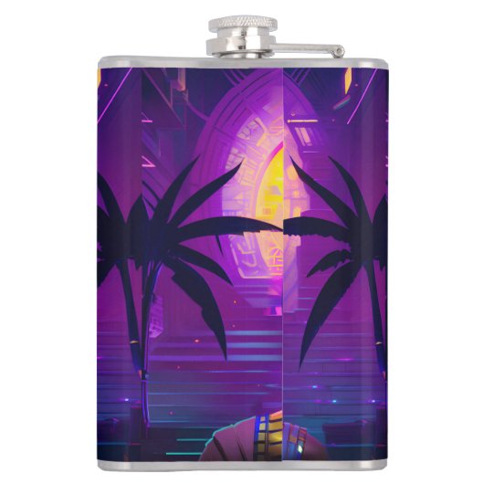 合成波ファラオ フラスク (裏面)