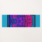 合成波ファラオ ヨガマット (裏面(横))