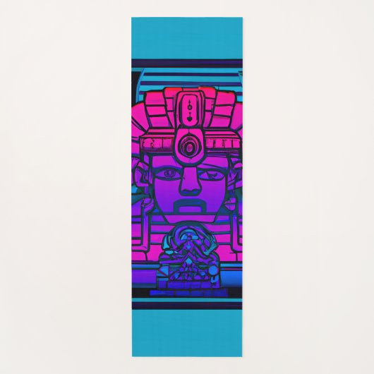 合成波ファラオ ヨガマット (正面)