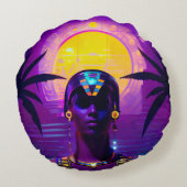 合成波ファラオ ラウンドクッション (裏面)