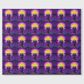 合成波ファラオ ラッピングペーパー (フラット)