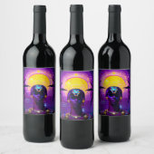 合成波ファラオ ワインラベル (ボトル)