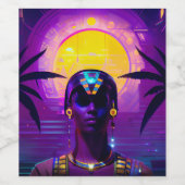 合成波ファラオ ワインラベル (シングルラベル)