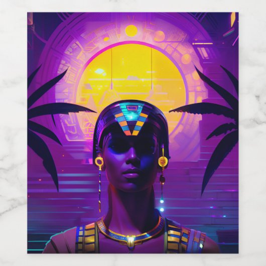 合成波ファラオ ワインラベル (シングルラベル)