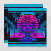 合成波ファラオ 招待状 (正面/裏面)