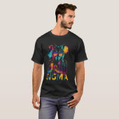 合成波レトロギャングスターシグマオスGrindset The L Tシャツ (正面フル)