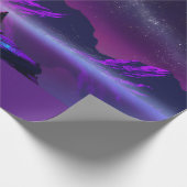 合成波気化波サイバーパンクレトロカラー大g ラッピングペーパー (角)