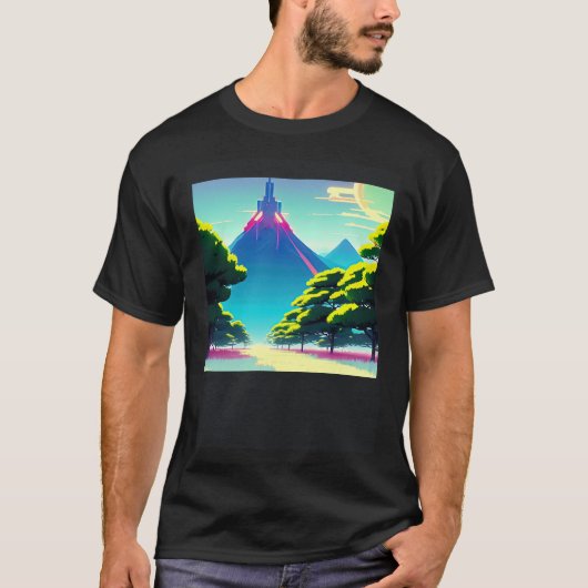 合成波逆波未来波光合成SF 73 Tシャツ (正面)