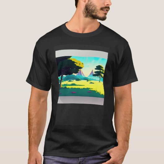 合成波逆波未来波光合成SF 77 Tシャツ (正面)