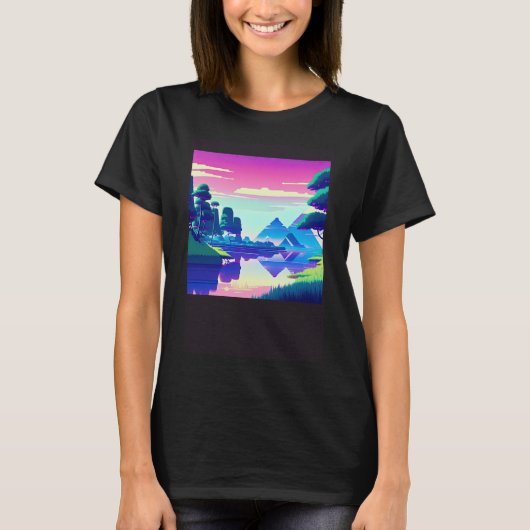 合成波逆波未来波光合成SF 81 Tシャツ (正面)