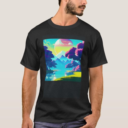 合成波逆波未来波光合成SF 84 Tシャツ (正面)