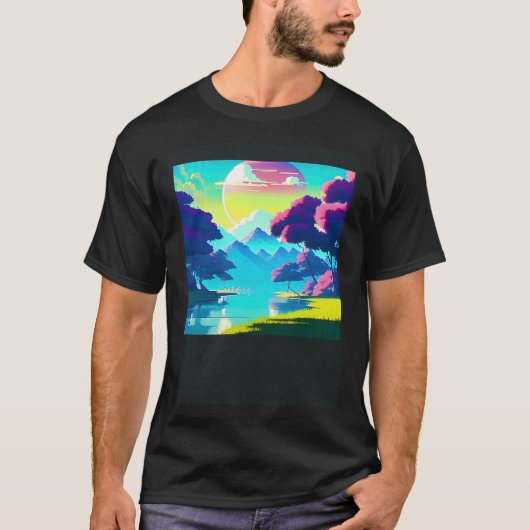 合成波逆波未来波光合成SF 84 Tシャツ (正面)