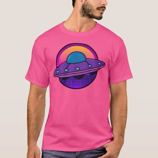 合成波Ufo Tシャツ (正面)
